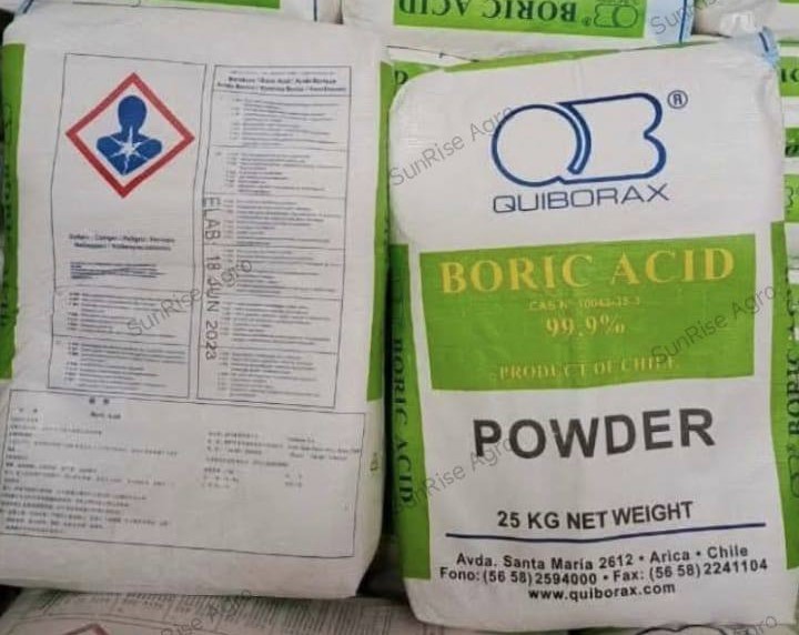 Boric Acid – Chile product supplied by Haroon Chemicals in Pakistan