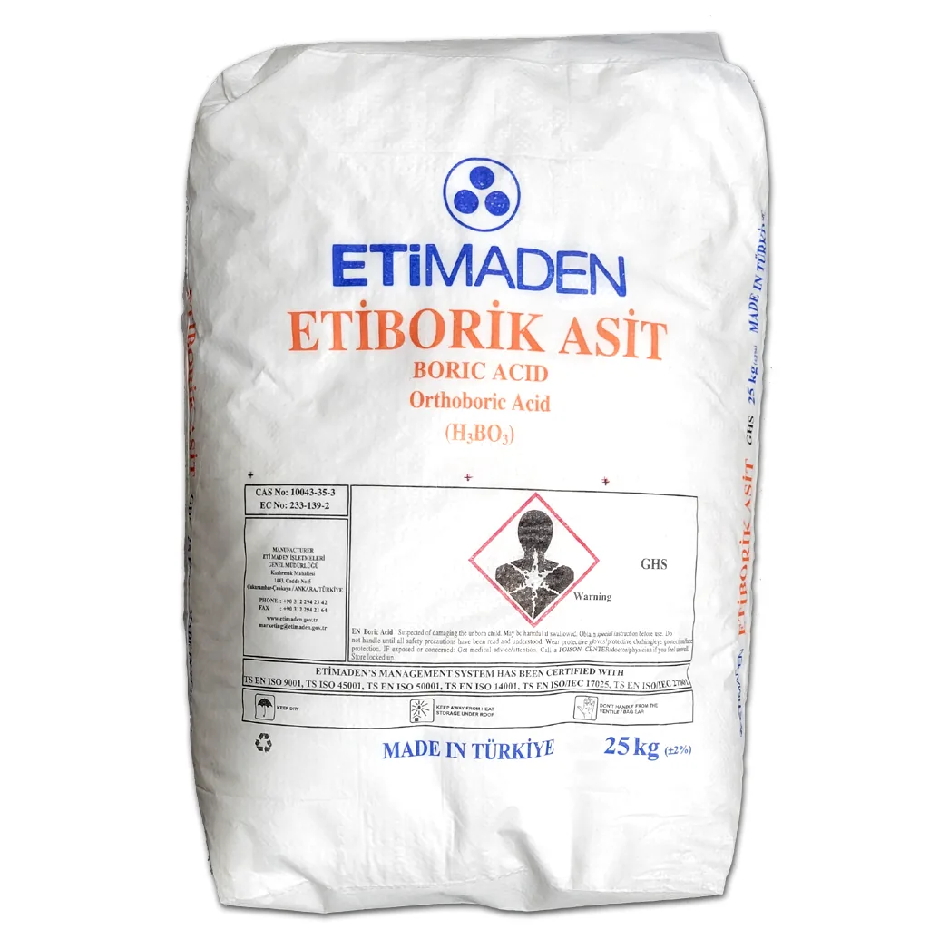 Boric Acid – Turkey product supplied by Haroon Chemicals in Pakistan