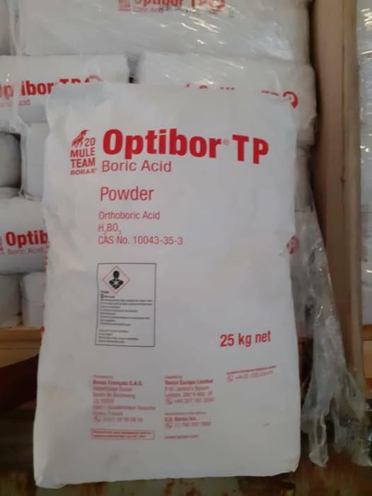 Boric Acid – USA product supplied by Haroon Chemicals in Pakistan