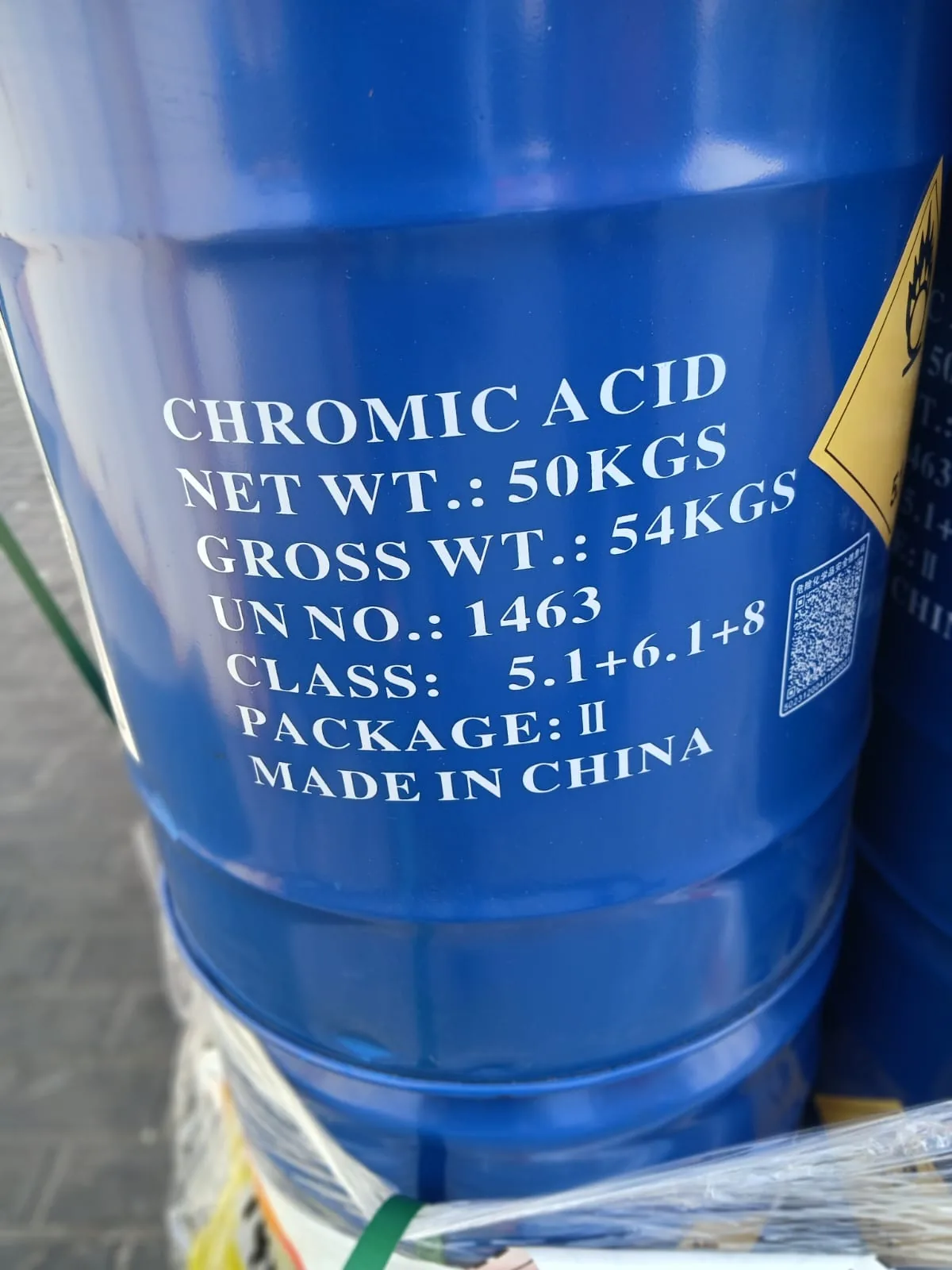 Chromic Acid – China product supplied by Haroon Chemicals in Pakistan