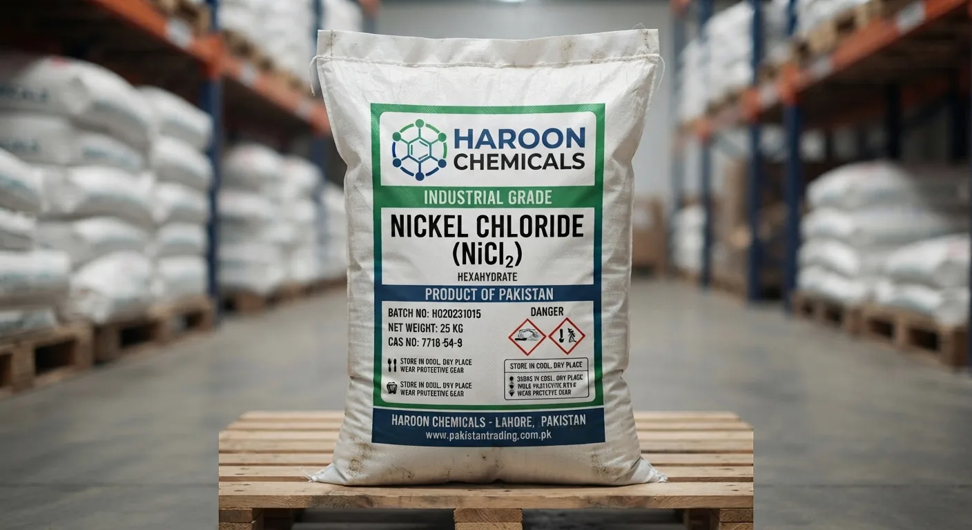 Nickel Chloride – Korea product supplied by Haroon Chemicals in Pakistan
