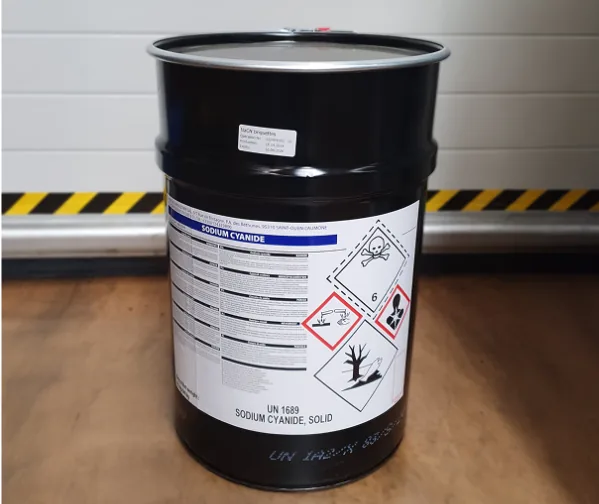 Sodium Cyanide – Draslovka, Czech Republic product supplied by Haroon Chemicals in Pakistan