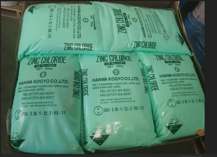 Zinc Chloride – Japan product supplied by Haroon Chemicals in Pakistan